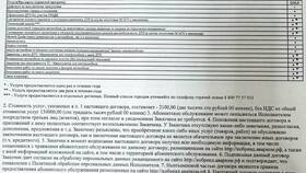 Что составляет условия договора в Мария