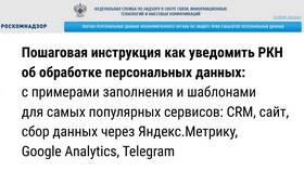Периодичность подачи уведомлений в Роскомнадзор в Мария