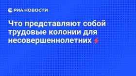 За что отправляют в колонию для несовершеннолетних в Мария