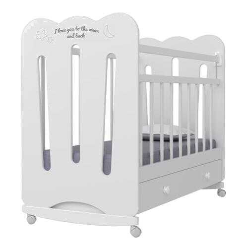 Детская кроватка VDK Desire маятник-качалка с ящиком для хранения в Мария