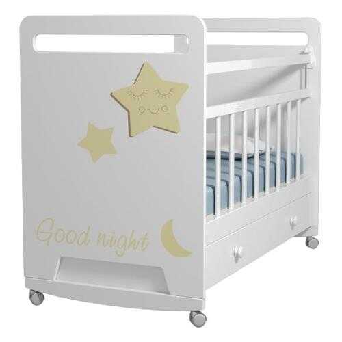 Детская кроватка VDK Good Night Star колесо-качалка с ящиком для хранения в Мария