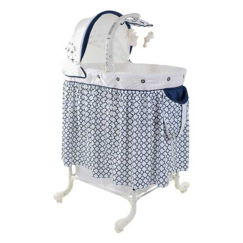 Колыбель Noony Lula White Navy в Мария