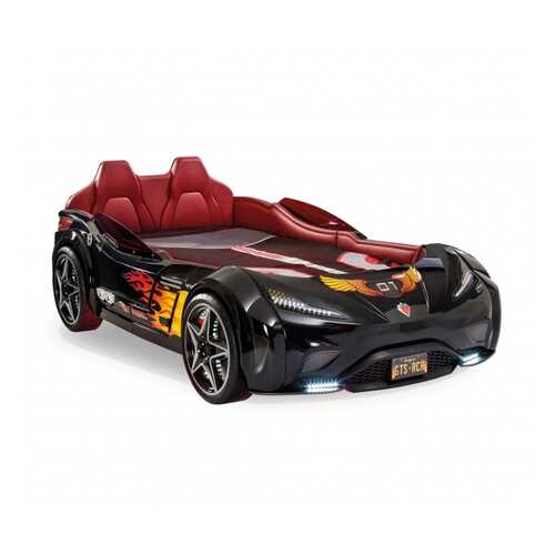Кровать-машина Cilek Carbed GTS черная 100х190 в Мария