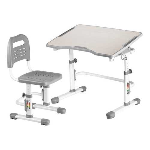 Парта со стулом Fun Desk Vivo 2, Grey в Мария