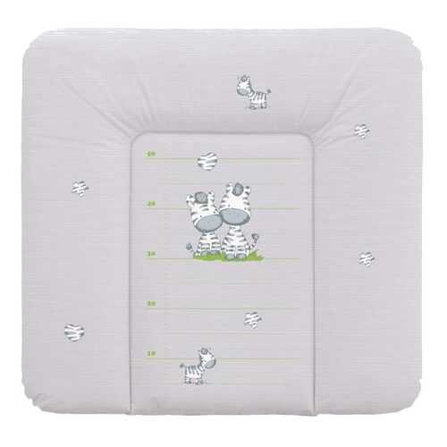 Матрас пеленальный Ceba Baby Zebra grey на комод, 70x75 см в Мария