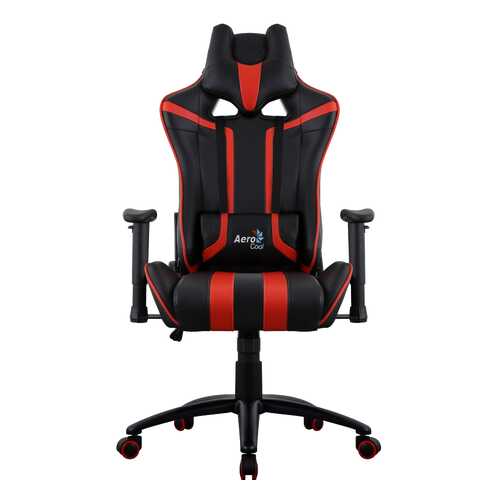 Игровое кресло AeroCool AC120 AIR, красный/черный в Мария