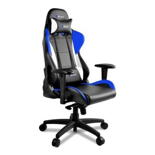 Игровое кресло Arozzi Verona Pro/Экокожа черная/синяя/белая в Мария