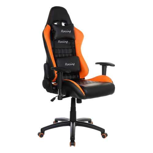 Игровое кресло College BX-3827/Кожа PU черно-оранжевая в Мария