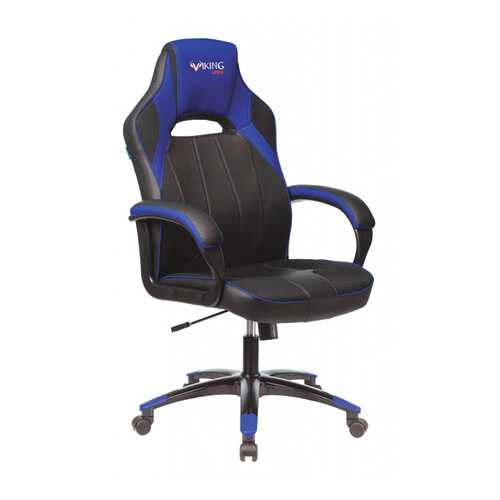 Кресло игровое Бюрократ VIKING 2 AERO BLUE черный/синий искусст.кожа/ткань в Мария