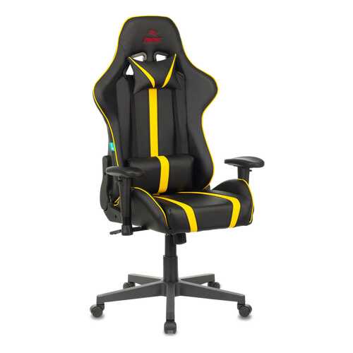 Кресло игровое Бюрократ VIKING ZOMBIE A4 YEL черный/желтый искусственная кожа в Мария