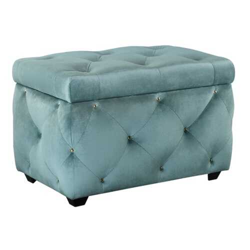 Сундук Leset Classic-Е64, велюр YD-25B Бирюзовый/ножки пластик в Мария
