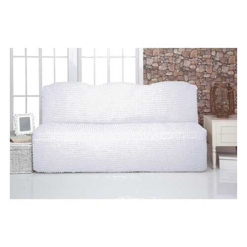 Чехол на трехместный диван без подлокотников и оборки Venera Sofa, белый в Мария