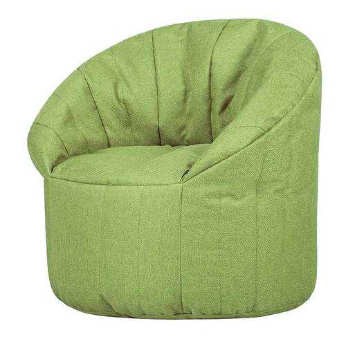 Кресло бескаркасное Папа Пуф Club Chair Lime, размер XL, рогожка, зеленый в Мария