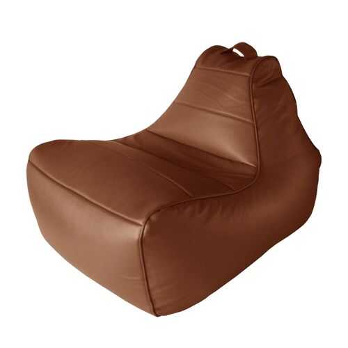 Кресло-мешок Папа Пуф Modern Lounger Brown, размер L, экокожа, коричневый в Мария