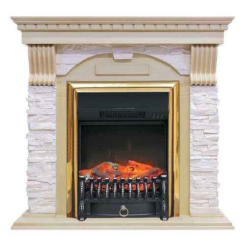 Электрокамин Royal Flame Dublin с очагом Fobos BR Золотистый; Кремовый; Черный в Мария