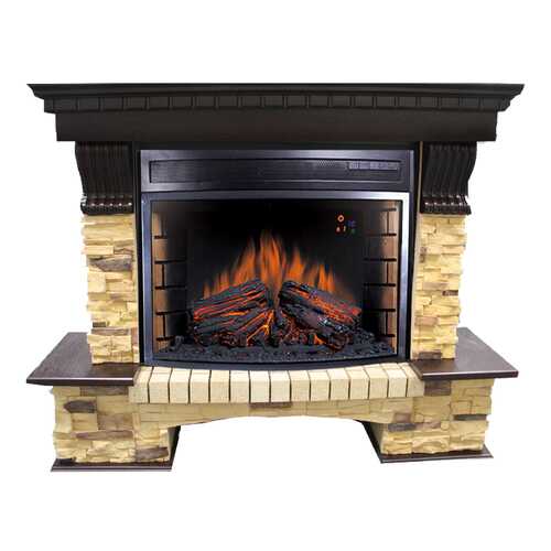 Электрокамин Royal Flame Pierre Luxe с очагом Panoramic 25 Коричневый; Черный в Мария
