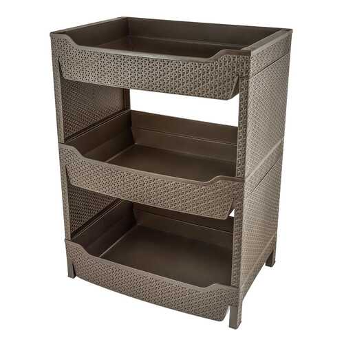 Стеллаж BranQ 35BQ3776ВНГ 45,5х31,5х61,5 см, венге в Мария