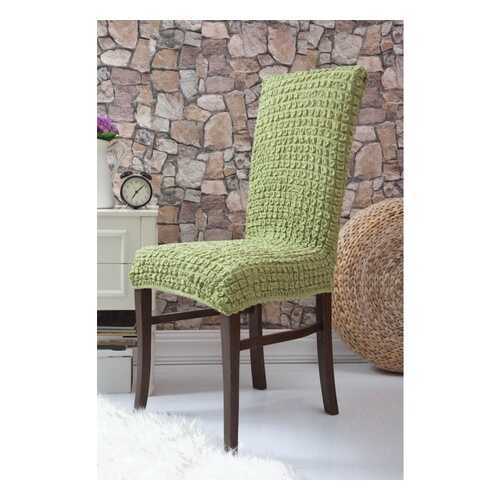 Чехол на стул без оборки Venera Chair, оливковый, 1 предмет в Мария