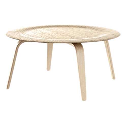 Кофейный столик ROOMERS 415х875х875 см, бежевый в Мария
