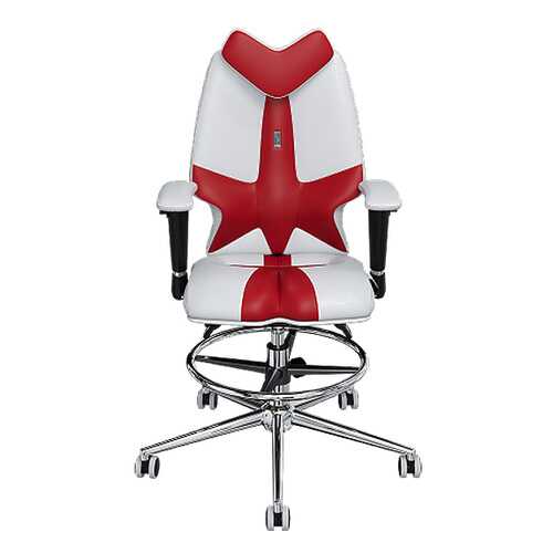 Компьютерное кресло Kulik System Fly 1301, белый/красный в Мария