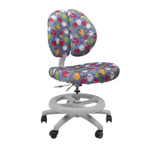 Компьютерное кресло Mealux Duo-Kid Mini 08337-7, серый/синий в Мария