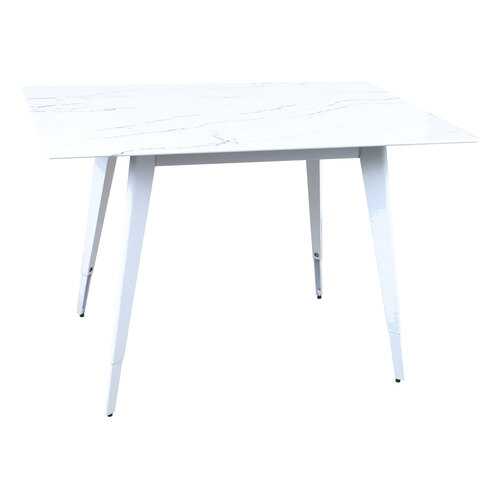 Кухонный стол Ричмонд DT-983-G/W-120 Белый, стекло в Мария