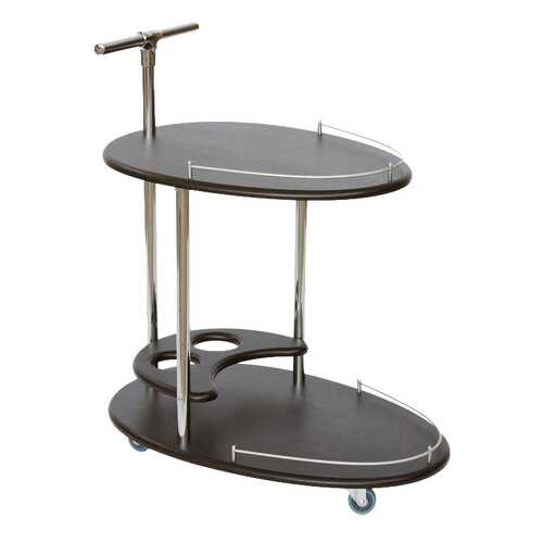 Сервировочный столик Калифорния 80x47x70 см, серебристый в Мария