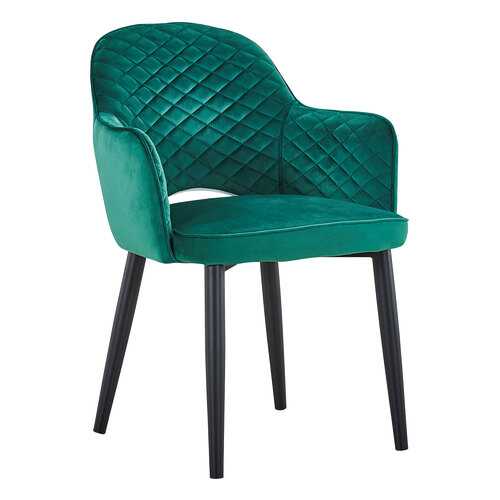 Стул STOOL GROUP Венера диамант MC16-2YS LEGS BLACK HLR-56 изумрудный, черный матовый в Мария