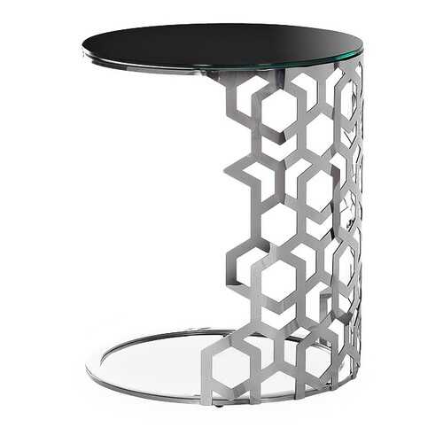 Журнальный столик Garda Decor 13RXET3043 GRD_TT-00000825 50х50х60 см, серебро/чёрный в Мария